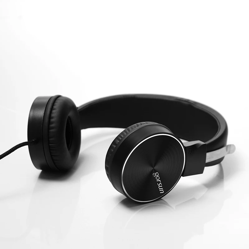 GORSUN GS 782 Super Bass Headphone Stereo Headset Wired with Microphone and Volume Control Lightweight Foldable Earphone
