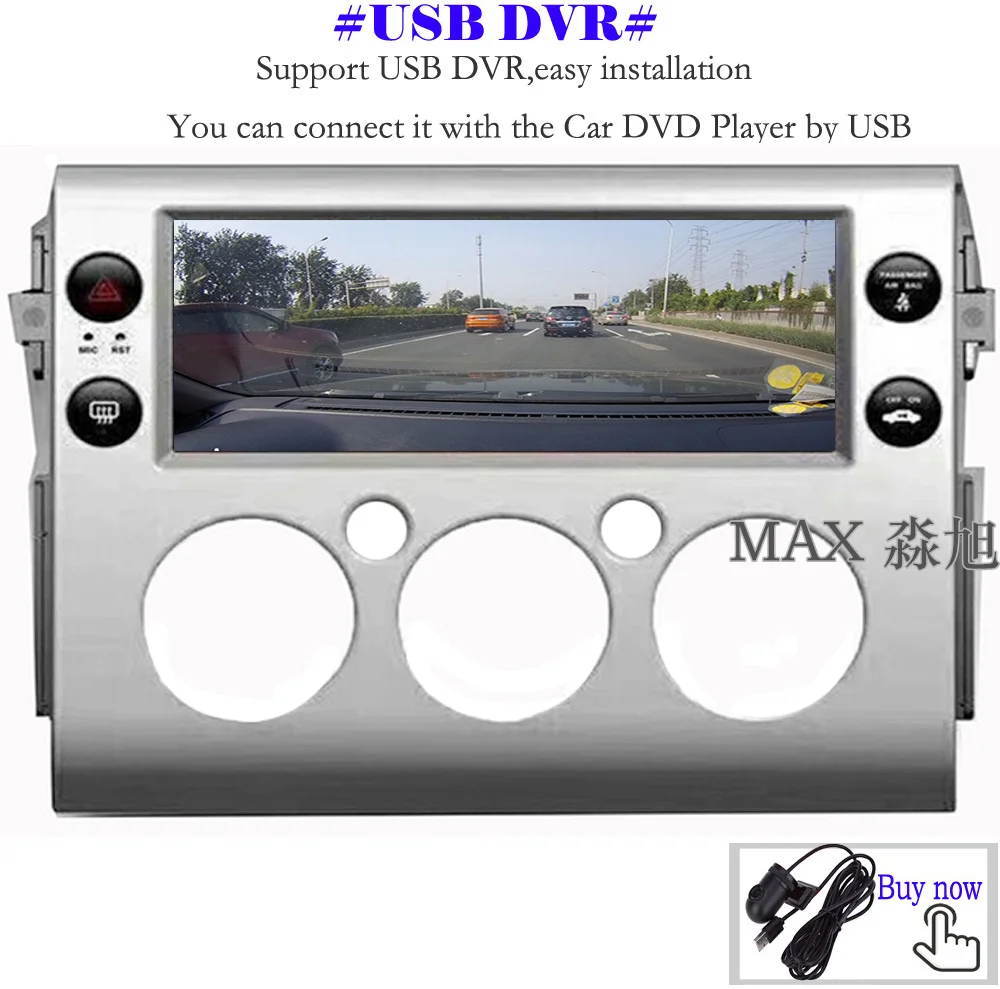 Excellent MAX 2G RAM 32G ROM 10.25" Android 8.1.0 Car DVD For Toyota FJ Cruiser 2007-2017 Car Radio RDS 4G WiFi SWC GPS Free Map Bluetooth 13