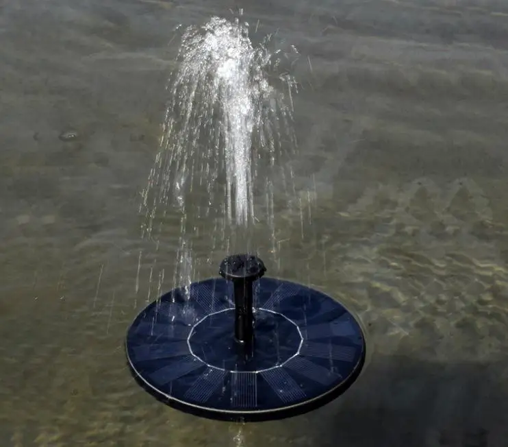 Мини солнечный фонтан насос плавающий Пруд Открытый бассейн садовый фонтан украшение водный фонтан птица насос для ванны сад 8 мм