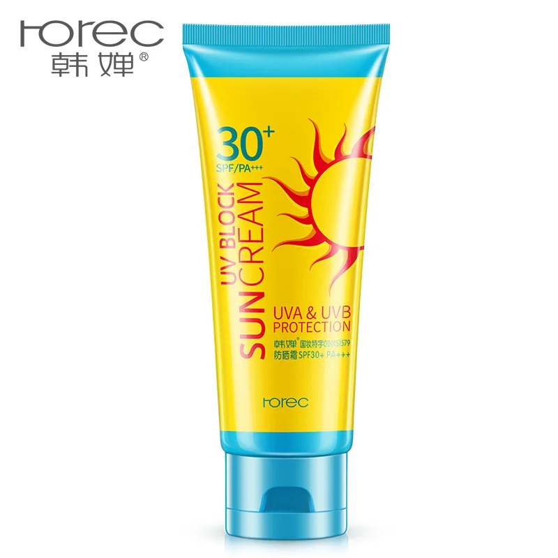 

ROREC Sunscreen SPF 30+facial & Body Cream Sunblock Moisturizing Whitening Protection Face Body Lotion Mineral Based Sunsceen