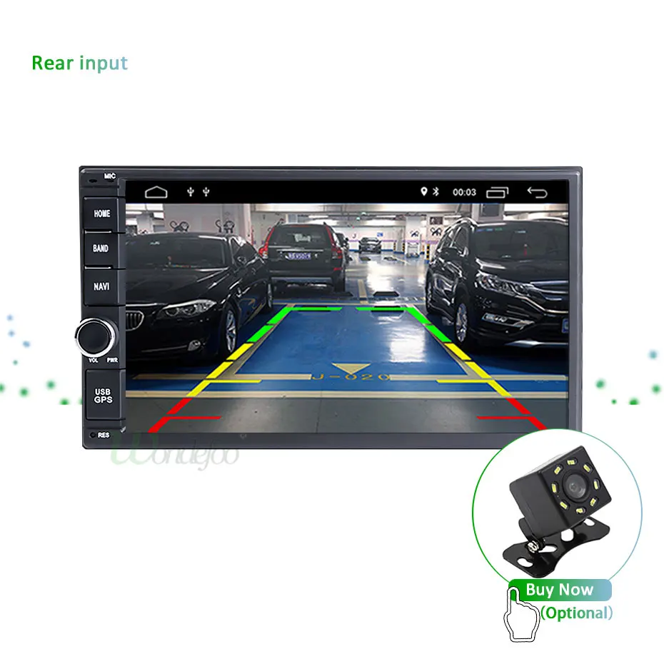 Sale Android 9.0 7" IPS DSP 64G Octa core/Quad Core 2 Din Universal Car GPS Radio navigation player multimedia screen no dvd player 30