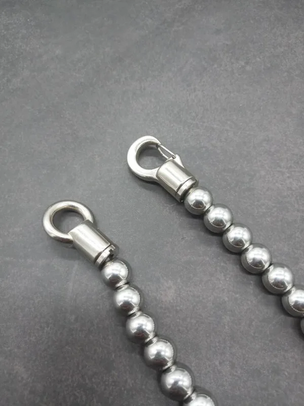 Ferramentas de Aço Colares de Bola de Aço Disjuntores de Janela Correntes de Auto-ajuda. Inoxidável Sólido Pingentes Pulseiras Edc 25 High Quality Esporte e Lazer