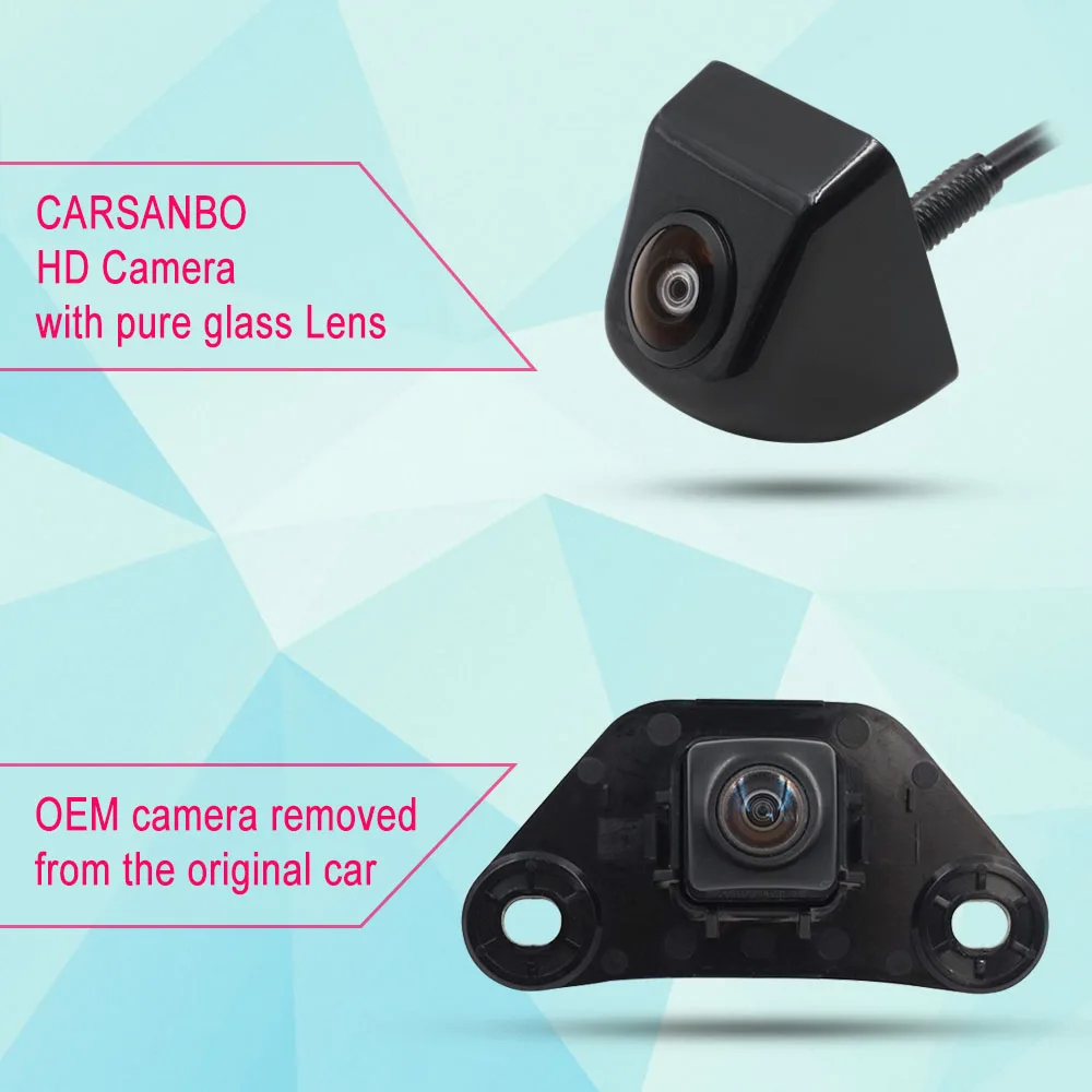 New 2 Colors Parking Assistance Waterproof Car Rearview Frontview Camera Car Rear Reverse Backup Camera HD Car Accessory