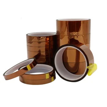

2/3/4/5/8/10/12/20MM High Temperature Heat Resistant Adhesive Polyimide Tape For Electronic Industry BGA Tap