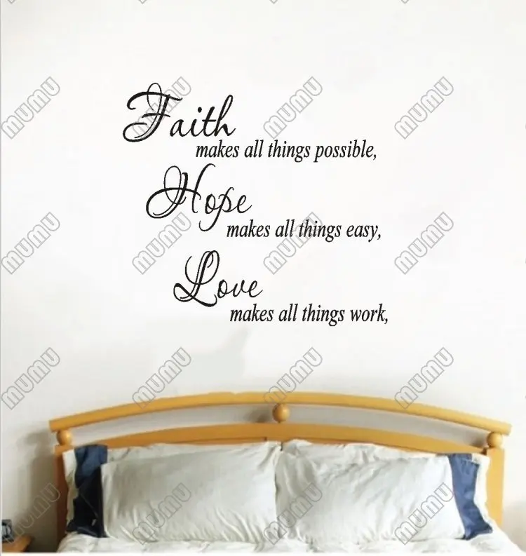 Verwonderend Free Shipping:Sales Promotion Faith hope Letters Transprent NY-09