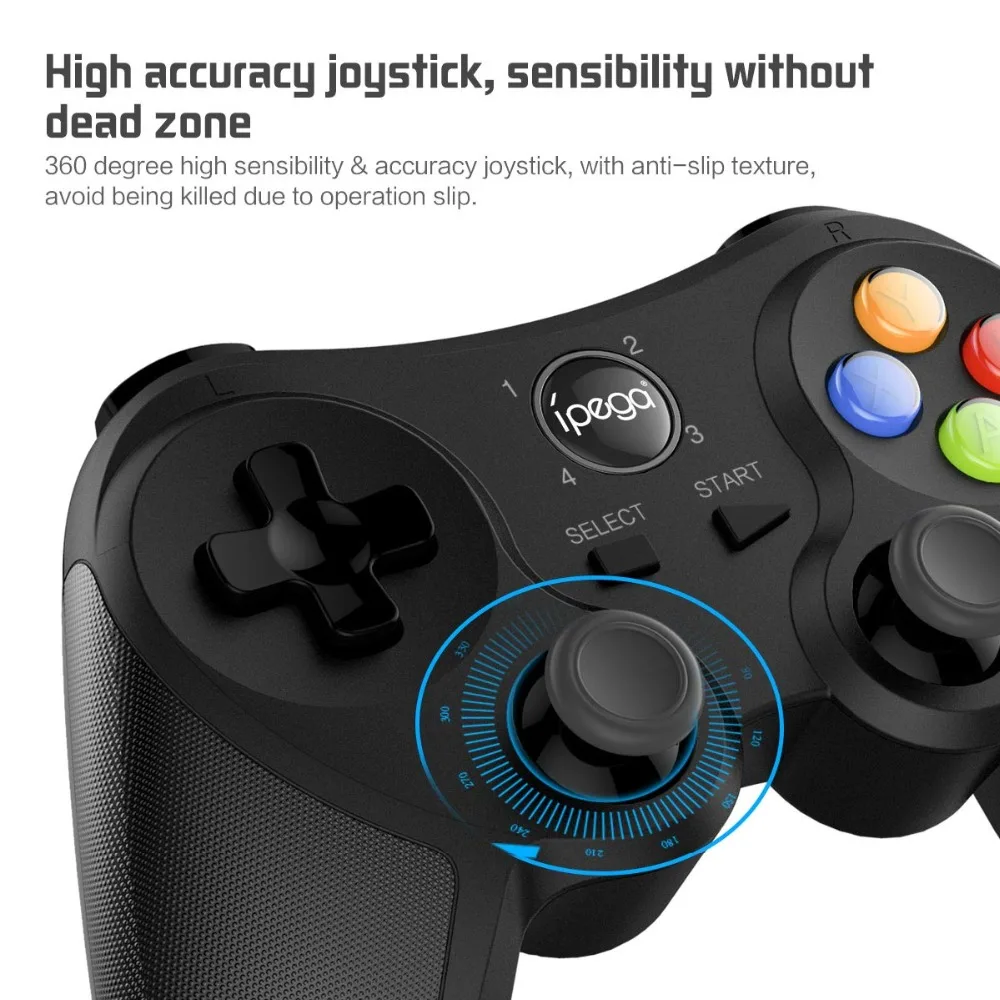 Wholesale Hot Sale ELFMIC Bluetooth Game-Pad Joystick Wireless Controller Remote Control Shutter Gamepad PC Computer Laptop