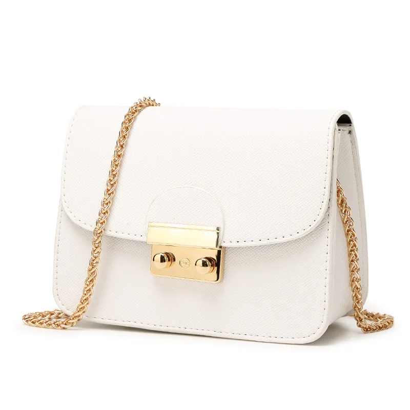

shoulder bag Korean casual fashion women shoulder messenger bag chain bags for women Pu leather female bags with free shipping
