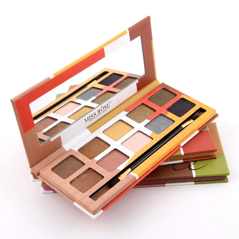 

10 Colors Miss Rose Eyeshadow Palette Makeup Cosmetic Earth Color Eye Shadow Beauty Tool Promotion Price