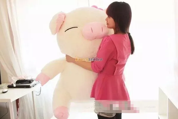 Fancytrader 43'' 110cm Huge Lovely Stuffed Cute Plush Soft Pig, Free Shipping FT50385 (9)