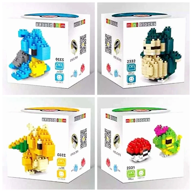Factory Weagle Pokemon Nanoblocks Plastic Mini Blo...