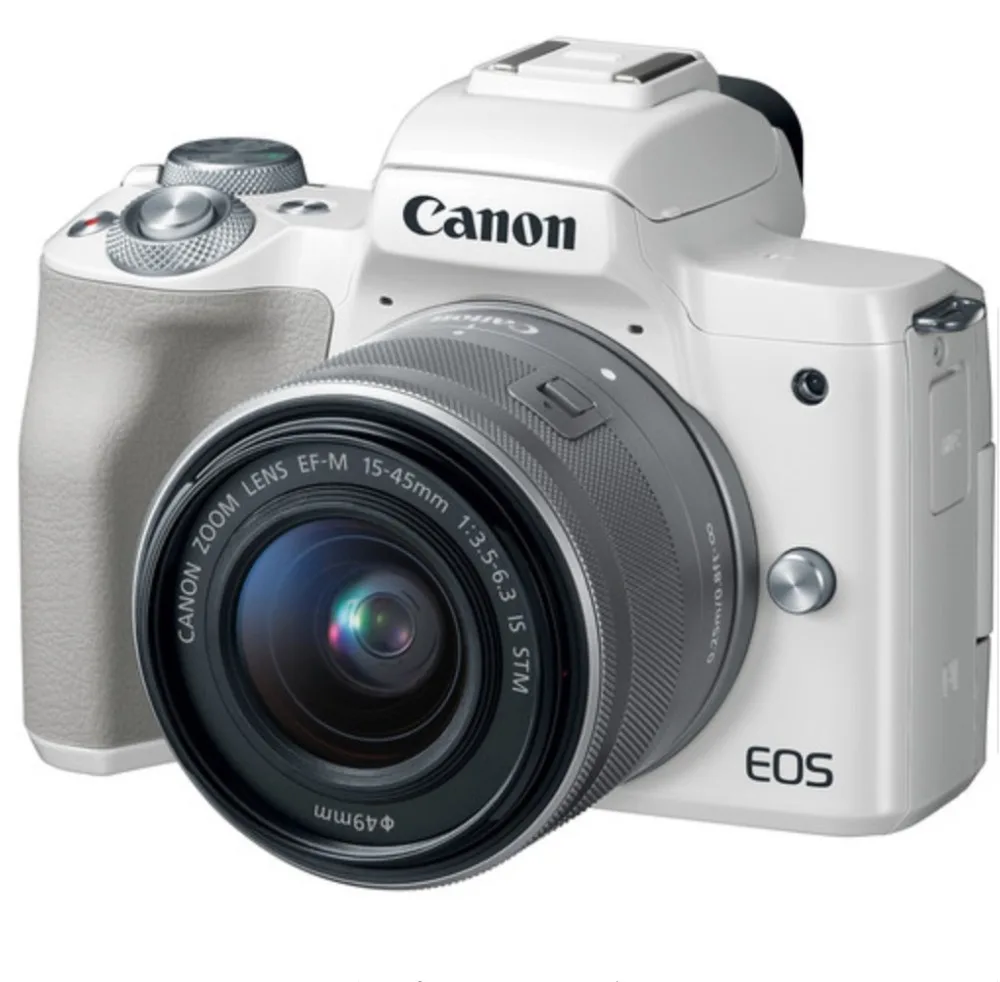 Canon M50 Mirrorless Digital Camera EF-M 15-45mm IS STM Lens, HD 4K -Vari-Angle Touchscreen Wi-Fi Digital ILC Camera(Brand new)