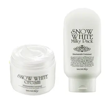 

SECRET KEY Snow White Cream 50g + Snow White Milky Pack 200g korea cosmetics skin whitening