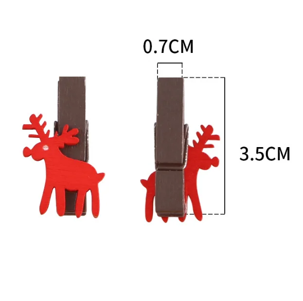 10 PCSPack мини деревянная фотобумага Peg Pin ремесло фиксаторы для открыток папка конопляная школа милый праздник декорация Рождественский