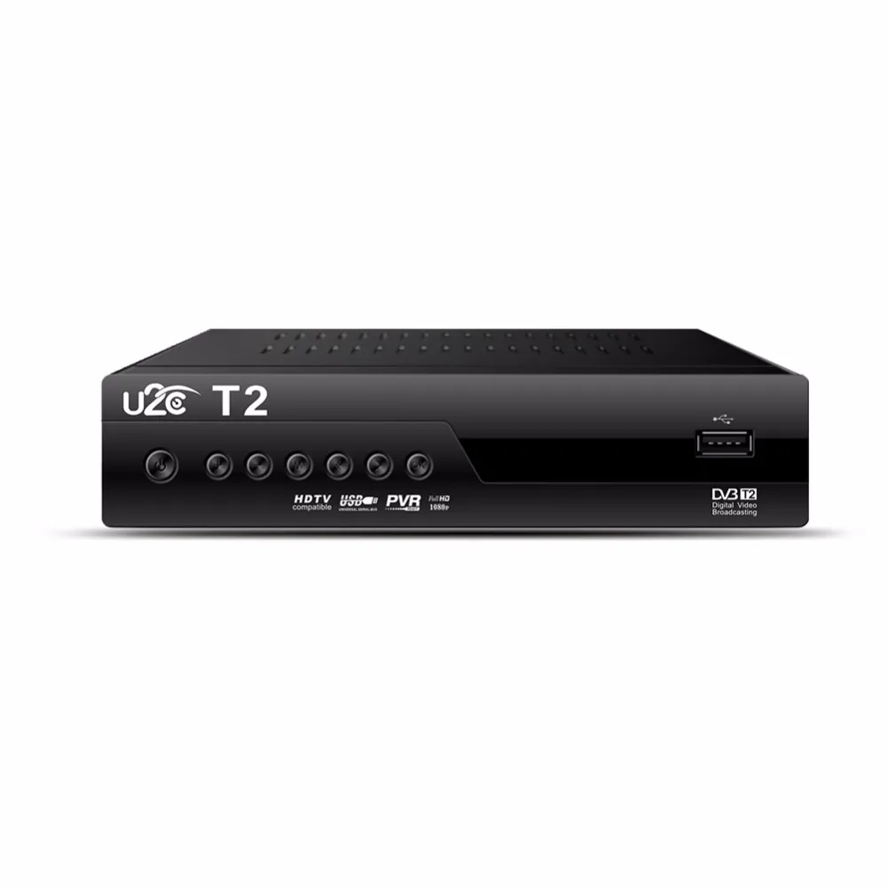 Качество U2C DVB-T Smart tv Box DVB-T2 T2 STB H.264 MPEG-4 HD 1080P ТВ цифровой эфирный приемник DVB T/T2 телеприставка