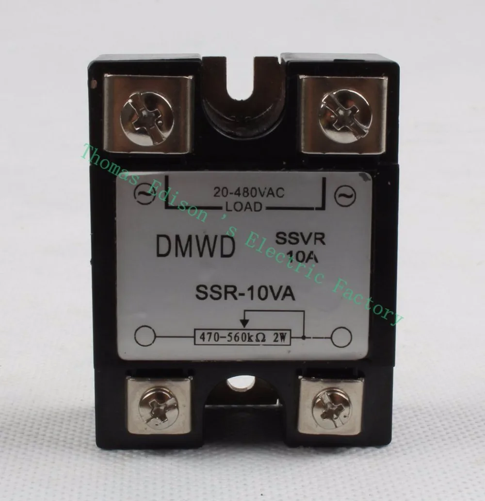 

Solid State Relay Voltage Resistance Regulator SSR-10VA catually 470-560K ohm 2w TO 20-480V AC