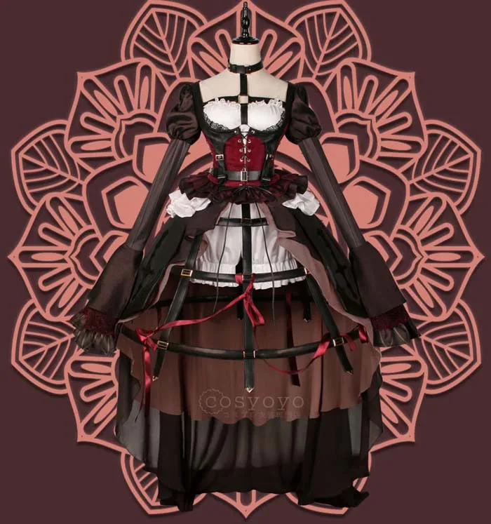 Косплей Любовь SINoALICE Алиса Косплей Костюм Dead Alice Красная Шапочка монах длинное платье косплей костюм полный костюм на заказ - Цвет: Costume