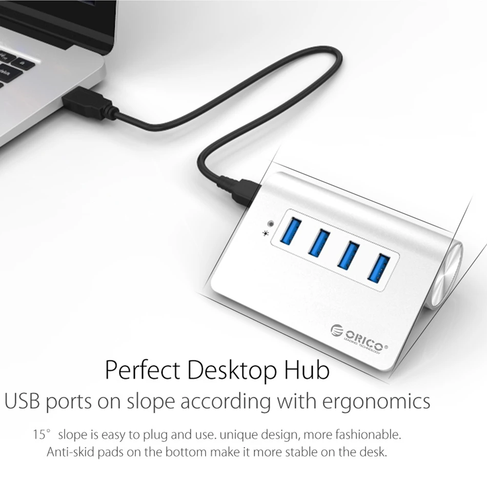 USB 3 0 концентратор ORICO новый дизайн Mac высококачественный Высокоскоростной