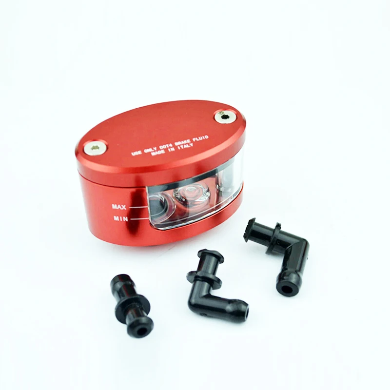 Red Universal Motorcycle CNC Brake Clutch Master Cylinder Fluid