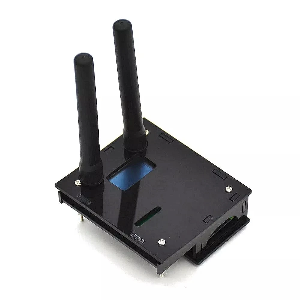 

Duplex MMDVM Hotspot Support P25 DMR YSF + Raspberry Pi Zero + 2pcs Antenna + OLED + Exclouse Case - Transparent