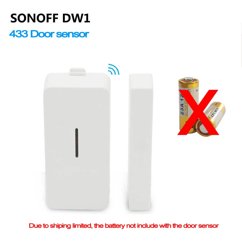 3pcs Sonoff DW1 Door Window Alarm Sensor 433mhz WiFi Wireless Automation Anti-Theft Alarm For Smart Home Security Alarm System