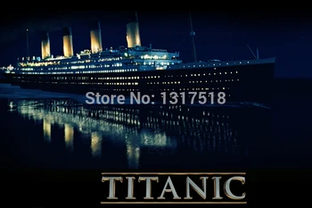 

Living Room Decor titanic ship sea night Poster 27x40cm Wall Poster
