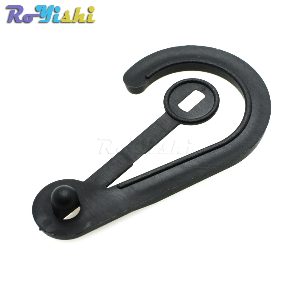 Gloves Hook Plastic Black Buckles Snap Hook With O Ring Used For Shower