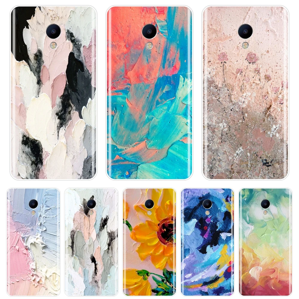 Силиконовый чехол для телефона Meizu M6 M5 M3 M2 Примечание абстракция подсолнечника и