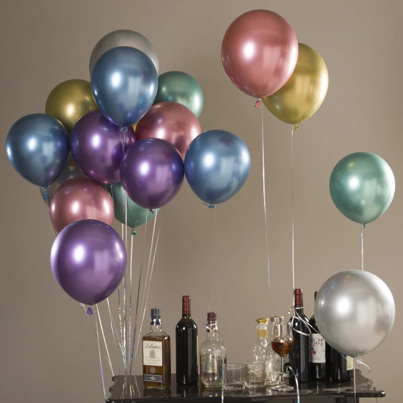 100 piezas 12 pulgadas cromo Globos de látex de la boda decoración de la fiesta de Globos fonoabsorbentes de nacarado metálico de látex globo de helio suministros 100 piezas 12 pulgadas cromo Globos de látex de la boda decoración de la fiesta de Globos fonoabsorbentes de nacarado metálico de látex globo de helio suministros