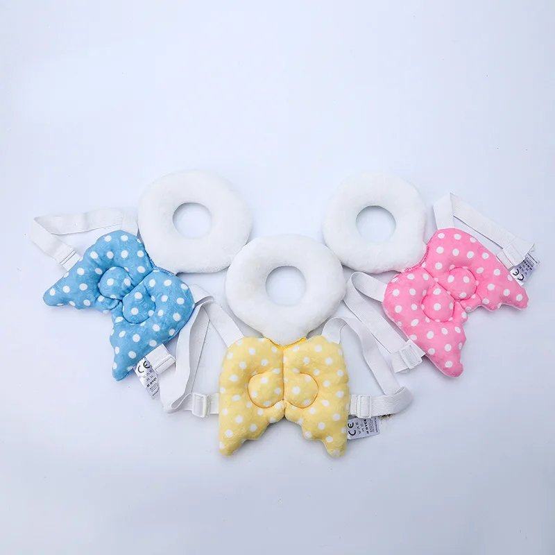 

Baby Head Protect Pad Pillow Kids Toddler Protection Headrest Cushion Little Angel Wings Design Prevent drop Fall Baby Pillow