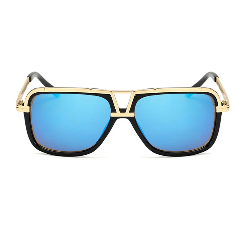 Lunettes De Soleil Carrées Miroir Blanc - Verres UV400, Monture Acétate, Unisexe
