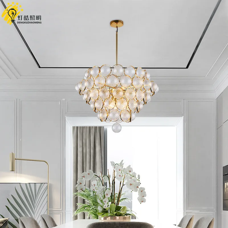 

Post modern Vila Arte Hotel restaurant bar model room light designer light and luxurious crystal pendant lamp