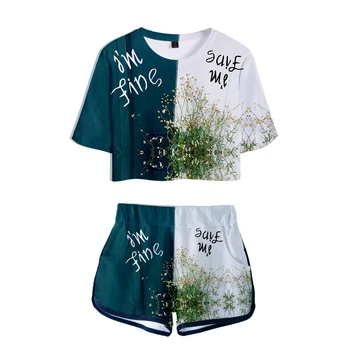 

3D Fan Printed Women's Sexy Sets Cool Short Sleeve T-shirt and Short Pants Summer Cool Boys Fashion Harajuku Sets