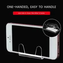 Universele Auto Telefoon Houder Mini Transparante Auto Telefoon Houder Dashboard Mount Stand Mobiele Houder GPS Ondersteuning Beugel(China)