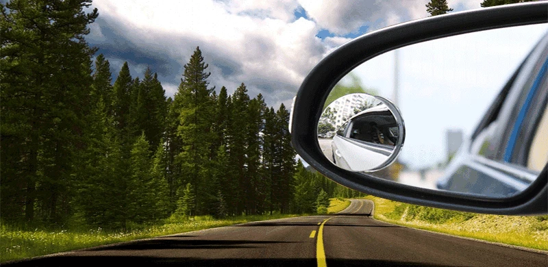 Зеркало для удаления слепых пятен(2 шт) 360 градусов Безрамное широкоугольное круглое выпуклое зеркало боковое слепое зеркало заднего вида парковочное зеркало