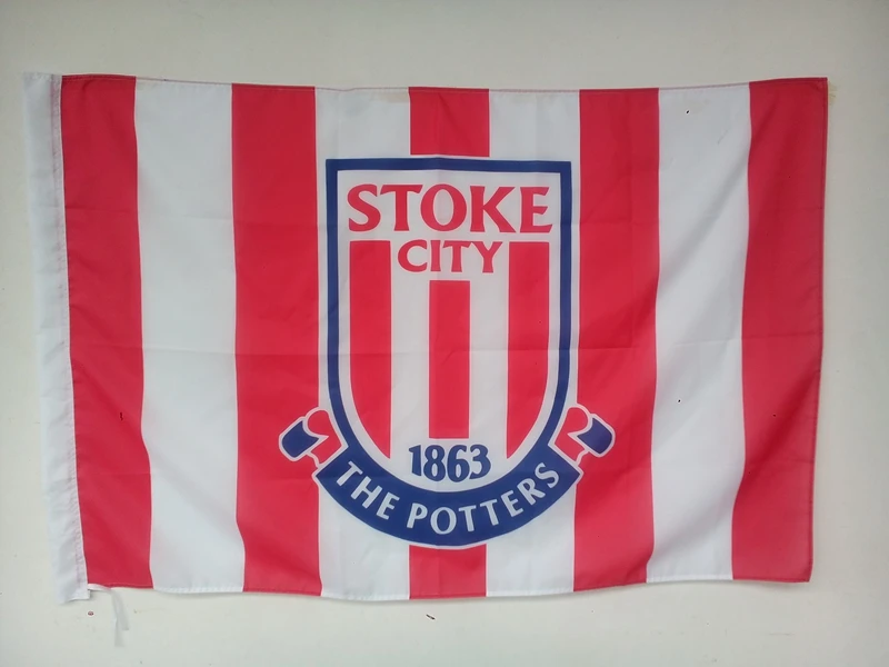 100 Polyester Pongee Flags Football Team Banner Without Flagpole