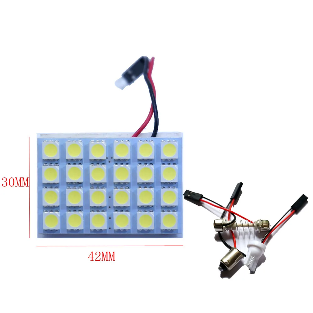1 Набор, автомобильный Панель чтения карты лампа 5050 для детей от 6 до 12 лет 15 20 24 48 светодиодный SMD купольный интерьерная лампа на крышу огни BA9S T10 C5W переходник для фестона 12V