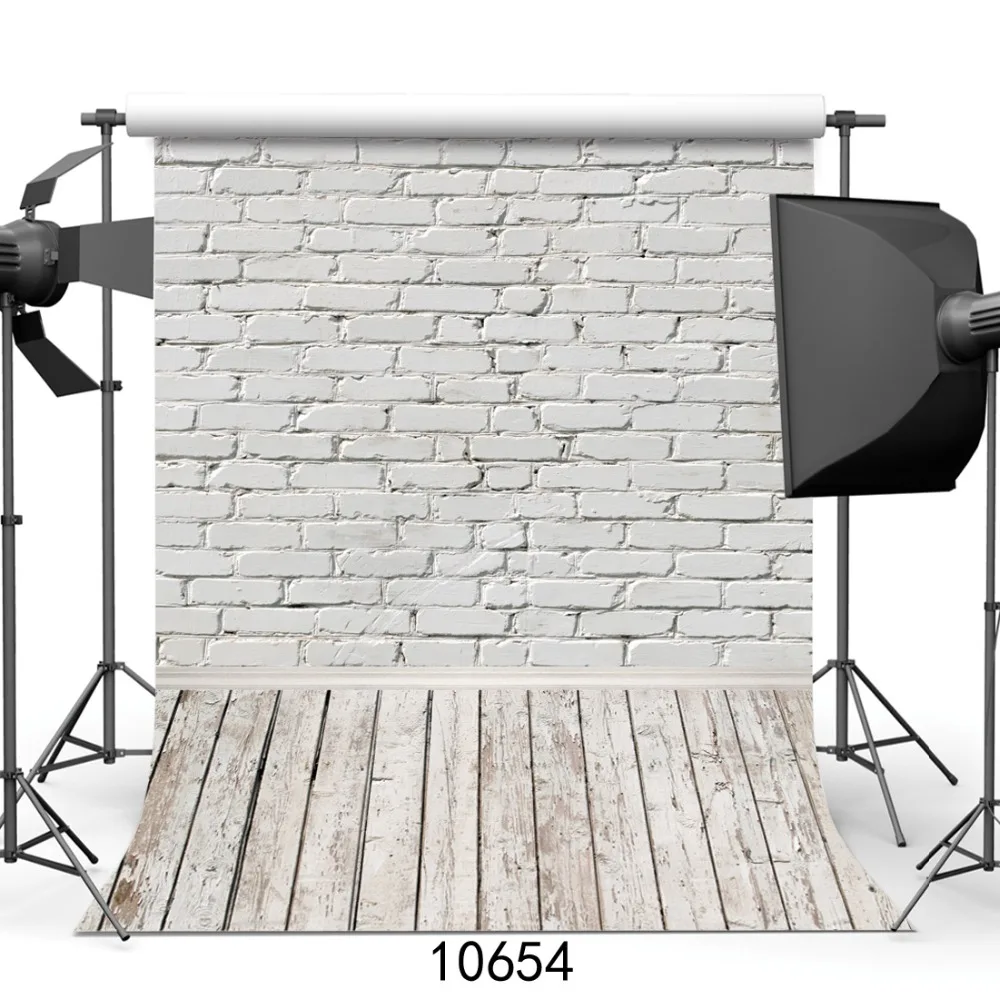 SJOLOON Customized Vinyl Photography Backdrop Brick Wall ...