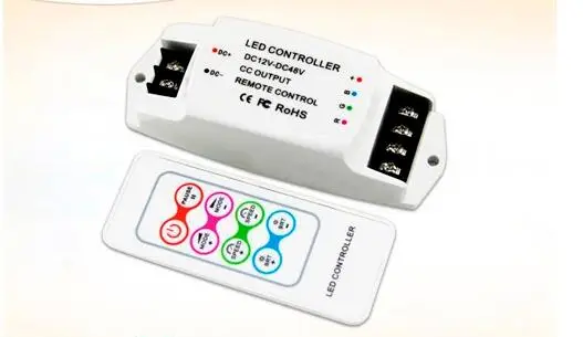 

3CH Constant Current Multi-function RGB Controller RF remote LED RGB cotroller DC12V-DC48V LED Controller