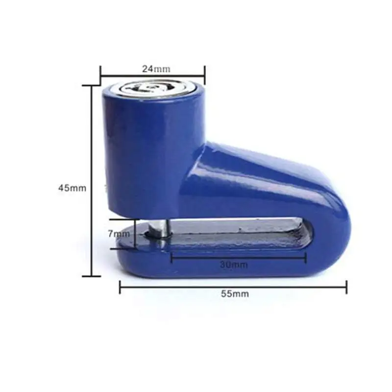 Велосипедный дисковый тормозной замок горный велосипед безопасности Противоугонный замок велосипед мини ключ замок для велосипеда для мотоцикла, электрокара