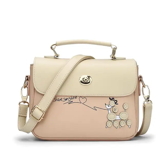 Buy Korean leather bags handbags women famous brands