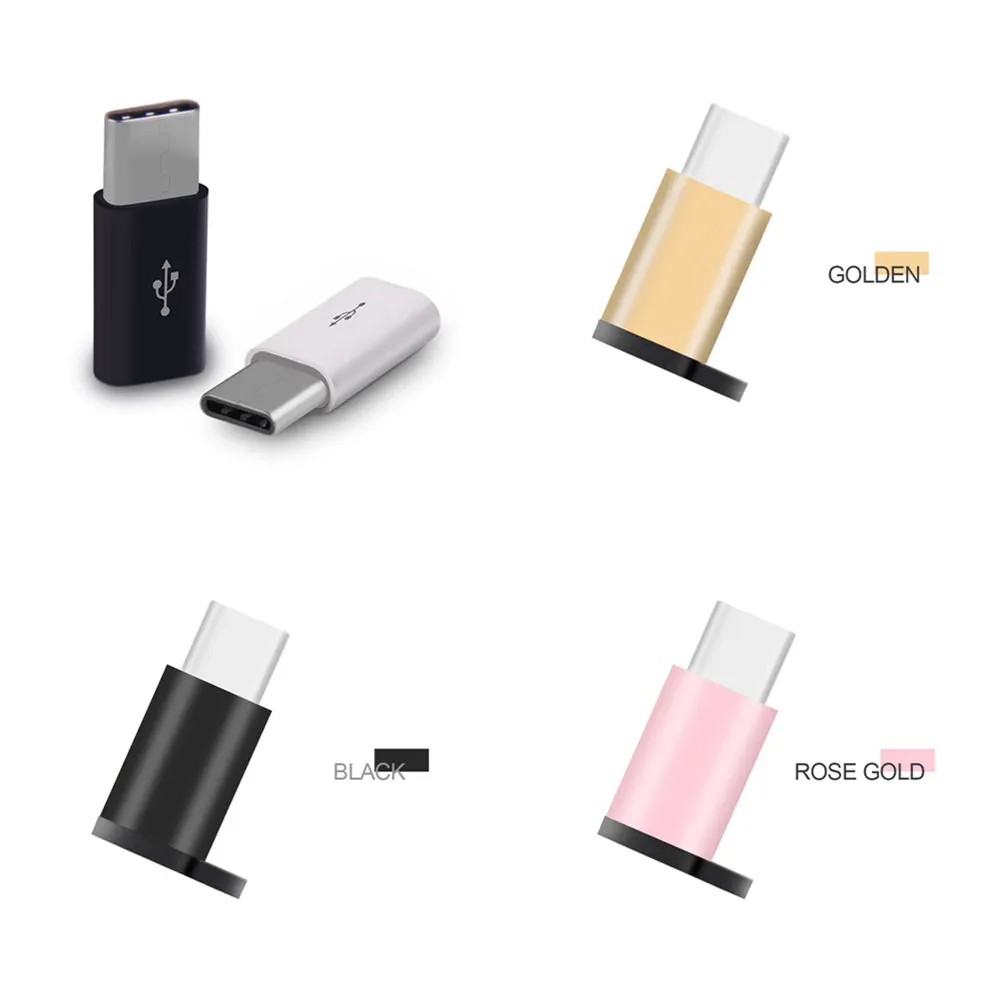 

5PCS Micro USB Female to Type C Male Adapter for Xiaomi Mi 8 Redmi Note 7 Huawei P20 Lite Oneplus 6 Samsung S8 Plus S9 Note 9
