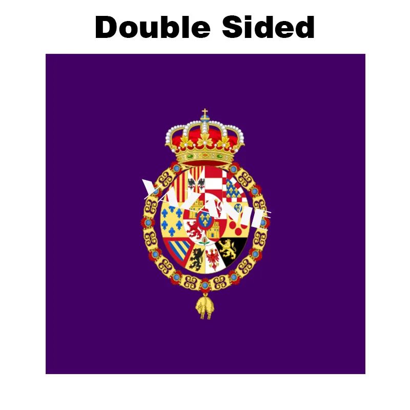 Double Sided YAZANIE испанский Королевский стандарт Juan Carlos I 1833-1868 1875-1931 Leonor Princess of Asturias POUM шаблон морской Джек Испанский флаг - Цвет: Double Sided
