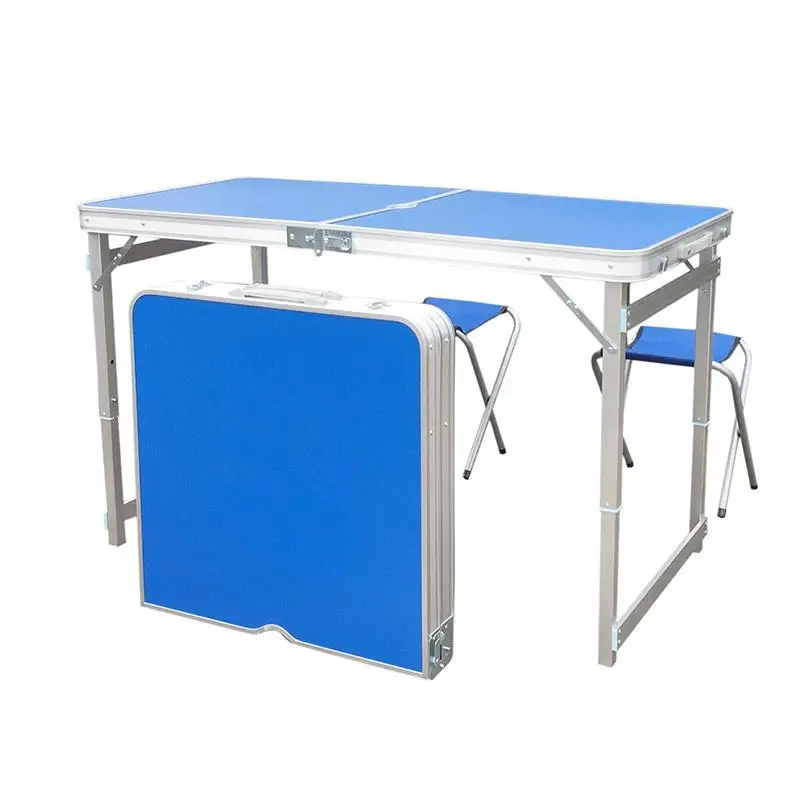 Outdoor Portable Folding Tables and Chairs Set Camping BBQ Advertising