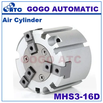 

GOGO High quality double acting pneumatic gripper MHS3-16D SMC type Parallel Style Air Gripper 3-Finger Type