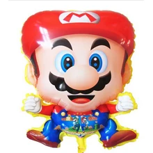 

60x45cm super mario bros party supplies baloon globos foil kids children party decoration mario birthday party balloons