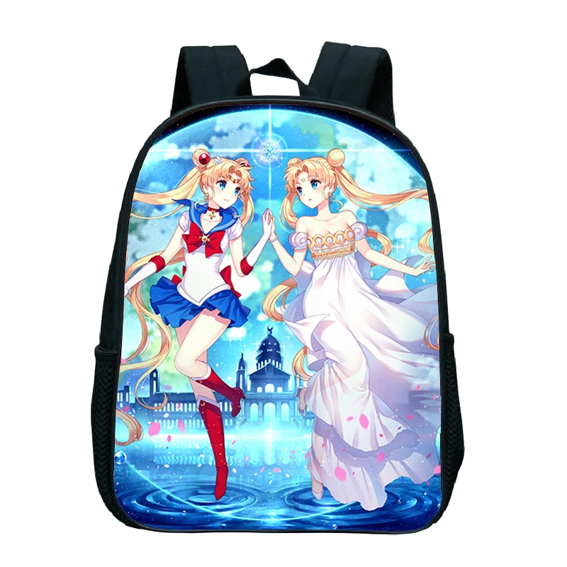 

Sailor Moon School Bags Tsukino Usagi Kindergarten Backpack Popular Pattern Preschool Rucksack Kawaii Backpack for Kids Girls