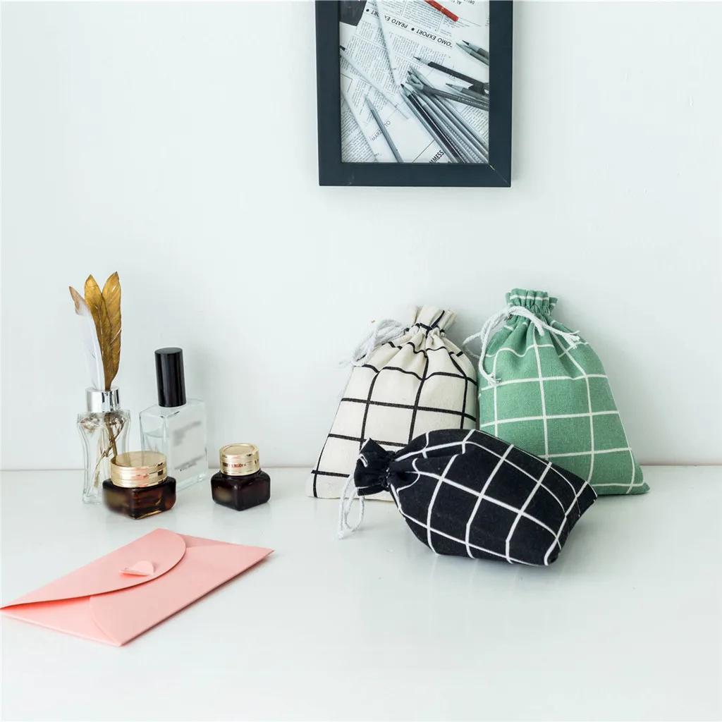 

Polyester Cotton Storage Basket Travel Wash Pouch Shoe Cloth Organizer Basket Pouch Fashion Practical Storage Basket 2019 New
