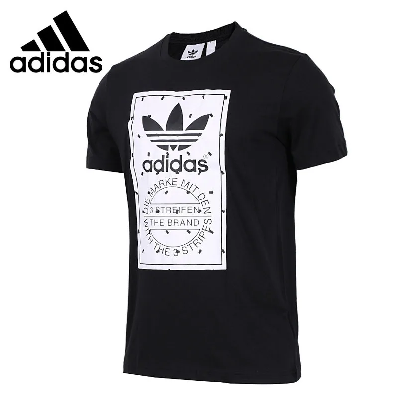 Original nueva llegada 2018 Adidas Originals etiqueta TEE de los hombres  Camisetas manga corta ropa deportiva|Camisetas para correr| - AliExpress