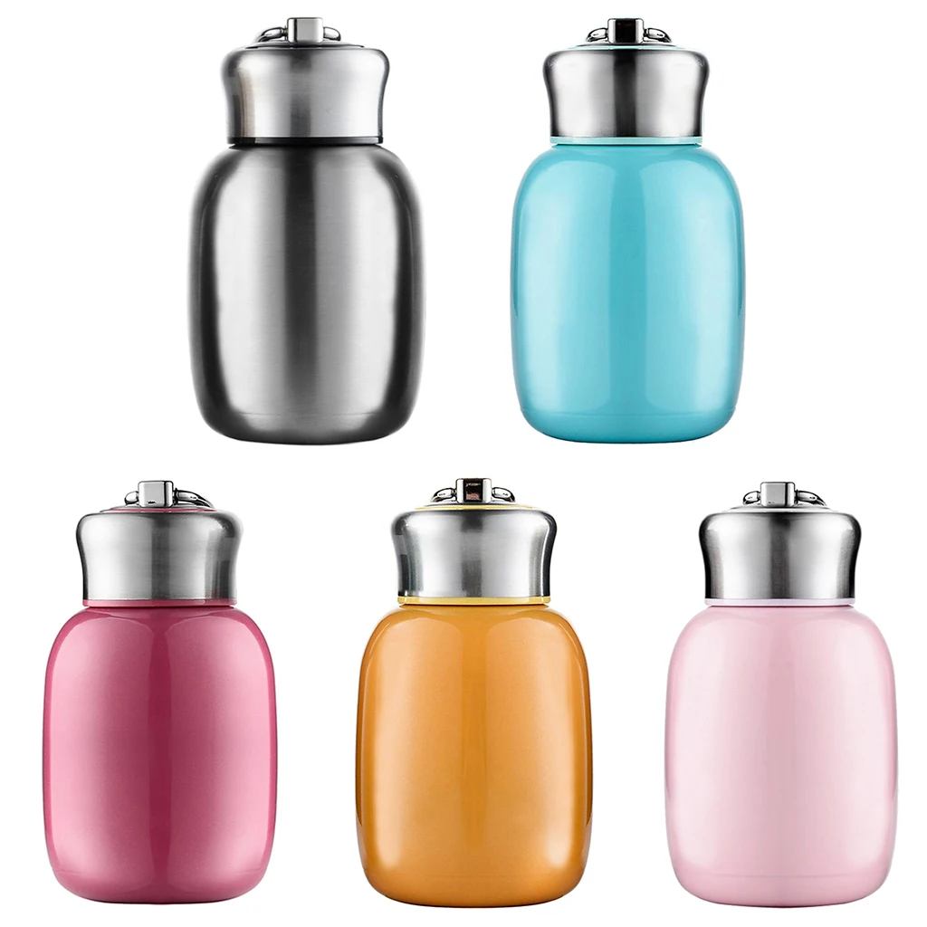 Kids Stainless Steel Water Cup Double Insulate Mug Vacuum Flask Keeps Drinks Cold Hot Water leaking-proof design for 8 Hours