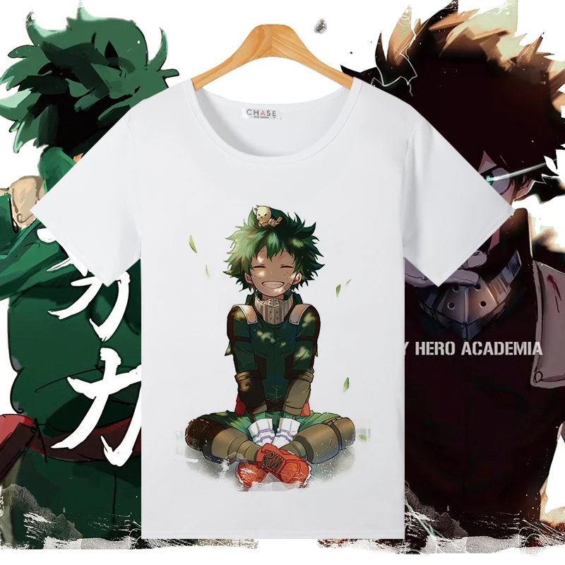 Футболка для косплея «My Hero Academy» izku Midoriya Bakugou Katsuki, летняя футболка для женщин/мужчин, топ-футболка, костюм для косплея на Хэллоуин